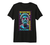 Aristotele Filosofia Metafisica Metafisica Divertente Techno Maglietta Premium