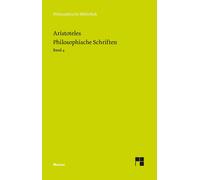 Aristoteles Eck Philosophische Schriften. Band 4 (Philosophis (Copertina rigida)