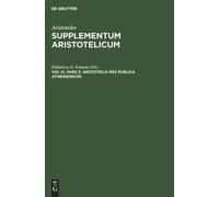 Aristotelis Res Publica Atheniensium (Copertina rigida)
