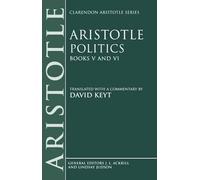 Aristotle Aristotle: Politics, Books V and VI (Tascabile)