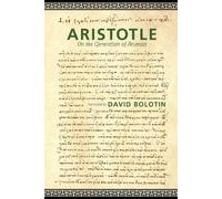 Aristotle David Bolotin On the Generation of Animals (Copertina rigida)