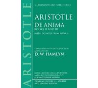 Aristotle De Anima (Tascabile) Clarendon Aristotle Series