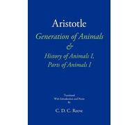 Aristotle Generation of Animals & History of Animals I, Parts of Ani (Tascabile)