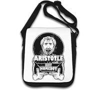 Aristotle is My Homeboy Greek Philosopher Borsa a tracolla bianca