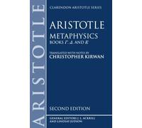 Aristotle Metaphysics: Books gamma, delta, and epsilon (Tascabile)