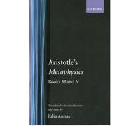 Aristotle Metaphysics Books M and N (Tascabile) Clarendon Aristotle Series