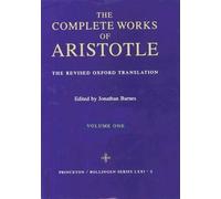 Aristotle The Complete Works of Aristotle, Volume One (Copertina rigida)