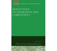 Aristotle's On Generation and Corruption I Book 1 (Copertina rigida)