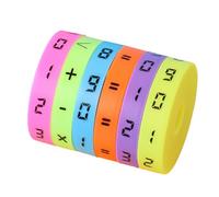 Arithmetic Cube-Rotational Math Learning Toy, Addition Subtraction Practice, Educational Number Puzzle, Early Childhood Calculation Tool, Preschool Equation Solver, Tactile Study Aid | For Kids