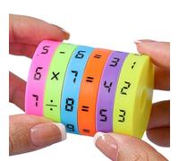 Arithmetic Learning Toy, Cilindro Math Cubes, Early Intelligence, 1,97 x 1,57 Pollici, di Sviluppo con Numeri e Simboli per Preschool Boys And Girls Educational Game