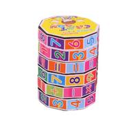 Arithmetic Learning Toy Cube, Cylinder Math Intelligence, 1.97x1.57 Inch Compact Size with Secure Grip, Alloy Frame Educational Supply Device, Home Accessories for Preschool Boys Girls Classroom Study