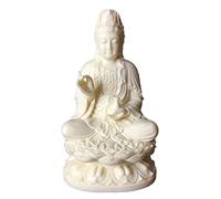 Aritjt Kwan Yin/Quan Yin Buddha seduto su una statua di loto, Kuanyin Dea della Misericordia