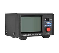Aritynu Misuratore Digitale SWR Watt, Display LCD da 3,5" 1,6-60 | Custodia in ABS, LCD Retroilluminato, Rapporto VSWR Riflettente in , Gamma di Potenza 0-200 W, Connettore SO239