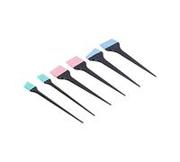 Aritynu Set di Pennelli per Tintura per Capelli in Silicone, Pennelli per | Kit 6 Pezzi, Testine in Morbido Silicone, Adatte per Capelli Spessi, Ritocchi Alle Radici e Tinture Spot