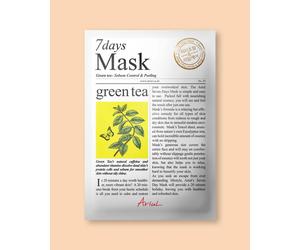 Ariul Maschera viso con estratto di tè verde 7 Days Mask Green Tea S - 23 ml / 1 pz