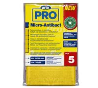 Arix - 3 28732 - Panno multiuso Micro-Antibact - 35 x 38 cm - giallo - Arix - conf. 5 pezzi - 103533 - Conf. da 1 Pz. - 3 28732