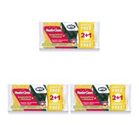 ARIX | 3 Spugne Abrasive In Cellulosa Vegetale della Linea MasterClean con Trattamento Antibatterico e Antigrasso, Spugne per Puliza Sporco Ostinato, Spugne Cucina, 3 Pezzi - Made In Italy