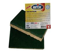 Arix 95311 Conf 5 Spugne Abrasive Antibatteriche Cell, 80 Plus