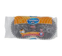 Arix - Splendelli - Spugnette abrasive di lana di acciaio Extra Forte - 2 pezzi - [Confezione da 25]
