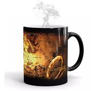 Ariycaz Tazze da caffè, Il Signore degli Anelli calore reattivo tazze di caffè in ceramica tazza magica perfetta novità regalo/padre regali 350 ml (12 oz)