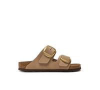 Ciabatte da donna Birkenstock Arizona Big Buckle Nubuck Leather Beige 36 Stretto