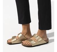 Birkenstock 1016111 Arizona gold, Birko Flor sandalo Donna, Gold EU 41