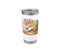 Arizona È un cactus roadrunner a caldo secco Umorismo del sud-ovest Bicchiere termico in acciaio inox doppia parete