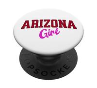 Arizona Girl, Vintage Varsity Print Women Teen Girls Tween PopSockets PopGrip Adesivo