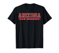 Arizona Hockey su Ghiaccio Rosso Vintage Testo Maglietta