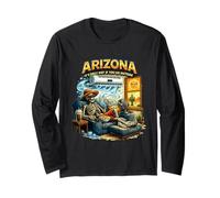 Arizona It's Only Hot If You Go out Funny Skeleton Maglia a Manica