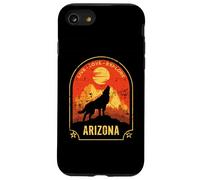 Arizona Live Love Esplora il lupo ululante Design invecchiato Custodia per iPhone SE (2020) / 7/8