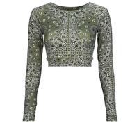 ARIZONA LOVE T-shirts a maniche lunghe THE CROPPED TOP YOGA in Kaki EU S