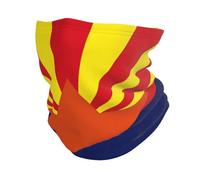 Arizona State Flag Sciarpa A Mezza Faccia Durevole Sciarpa al Collo Elastico Fascia per Capelli per Estivo Sports Ciclismo 30X26Cm