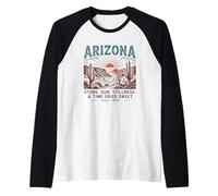 Arizona Stone Sun Stillness Tempo essiccato dolce Maglia con Maniche Raglan