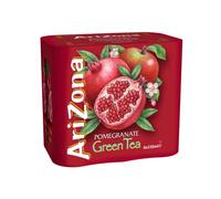 Arizona | Té Verde Melograno | Tè Freddo Melagrana | Lattine di Tè Freddo - 6 x 330 ml. | Ice Tea Pomegranate