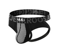 Arjen Kroos Jockstrap Uomo Sospensorio Sportivo con Mesh Traspirante Intimo Slip Perizoma Uomo Sexy String Tanga, XL