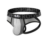 Arjen Kroos Jockstrap Uomo Sospensorio Sportivo con Mesh Traspirante Intimo Slip Perizoma Uomo Sexy String Tanga, XL