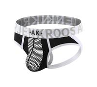 Arjen Kroos Jockstrap Uomo Sospensorio Sportivo con Mesh Traspirante Intimo Slip Perizoma Uomo Sexy String Tanga, M
