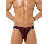 Arjen Kroos Jockstrap Uomo Sospensorio Sportivo in Rete Perizoma String Tanga Maschile Atletico Mutande Intimo Traspirante