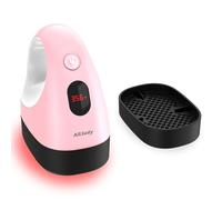 ARJudy Pressa a Caldo Mini Portatile, Termopressa per Magliette con Display LED, 3 Livelli di Temperatura, Base Isolata di Sicurezza, per Fai da Te, Artigianato, Trasferimento Vinile HTV (Rosa)