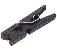 ARK 100 Mini mollette di Legno (Nero)