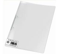 Ark - 3 Raccoglitori trasparenti per fogli A4, sottili (dorso da 20 mm), 2 anelli da 15 mm (31283)