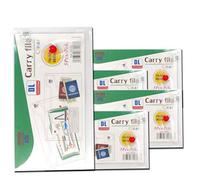 ARK Carry File DL - Cartella a portafoglio con bottoni automatici, colore: Trasparente [PK-5] (Ritratto - 36912)