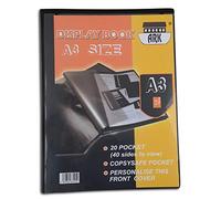 Ark - Portalistino per presentazioni, formato A3, con 20 tasche per la visualizzazione di 40 facciate