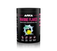 ARKA Marine Flakes 100 g - alimento in fiocchi per pesci marini - favorisce crescita, colore & immunità - ingredienti selezionati, no spirulina - pressato a freddo - 1000 ml - qualità ARKA