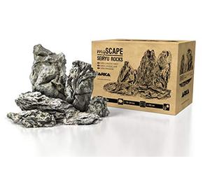 ARKA myScape-Rocks Seiryu Mini Landscape Natural Rock for Unique Aquascapes in Any Freshwater Aquarium & Terrarium, Ideal for Aquarium Widths up to approx. 60 cm, 5 kg, Grey, M