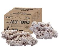 ARKA Aquatics MRROSSM myReef-Rocks - Pietra Naturale per acquari di cichlidi, 20 kg, S, ca. 9-12 cm
