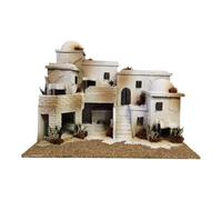 arkamii Presepe Artigianale in Stile Arabo, 50 x 40 x 33 cm, Capanna Decorativa Fatta a Mano, Prodotto in Italia (AC Style 2)