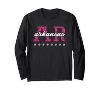 Arkansas Arkansas - Pallone da Softball con Leopardo Rosa Maglia a Manica