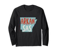 Arkansas USA, AR Stato dell'Arkansas Souvenir Maglia a Manica
